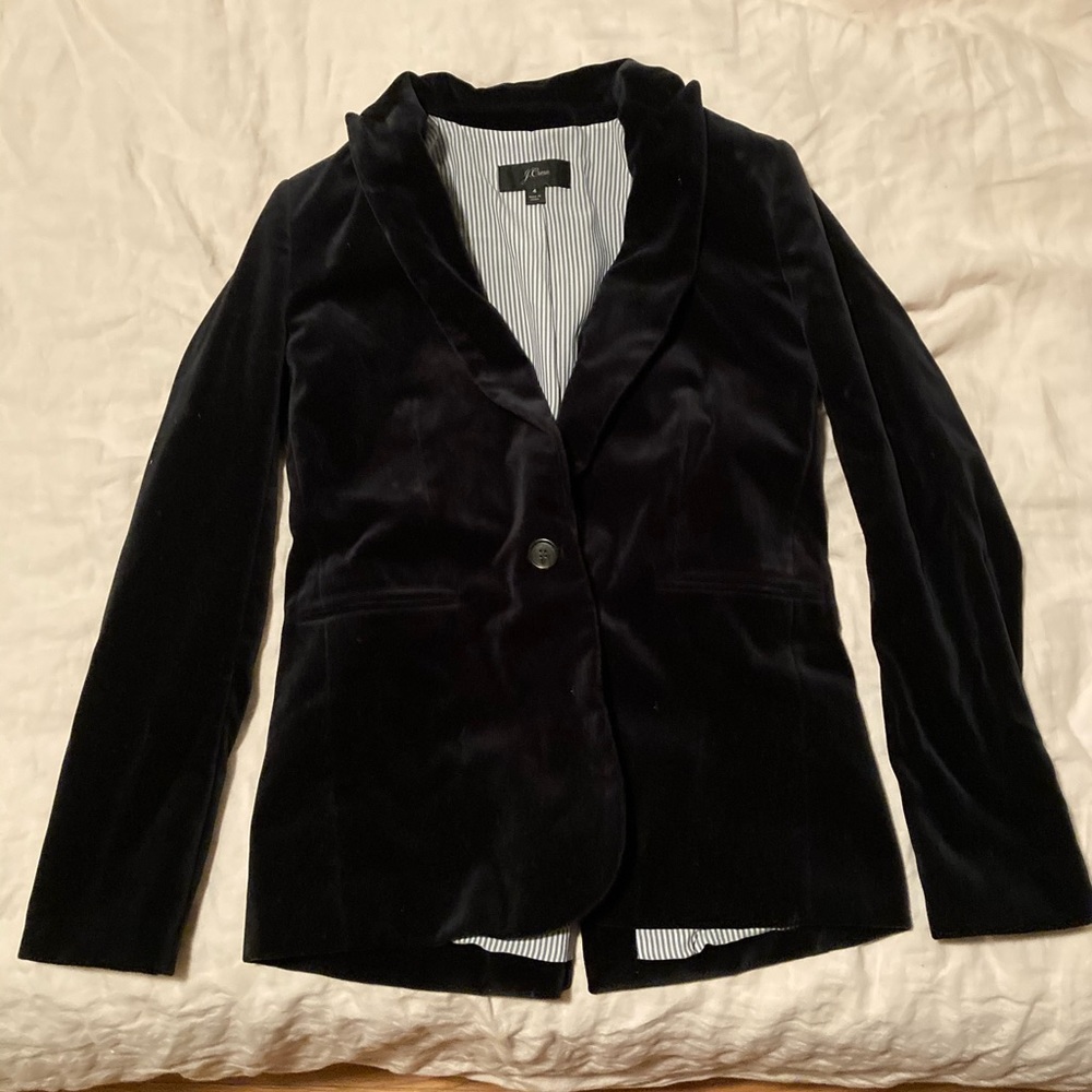 velvet blazer